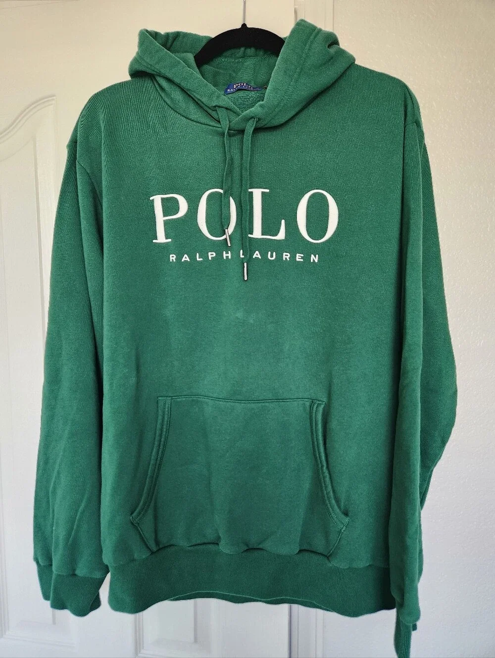 Polo Ralph Lauren Green Hooded Sweatshirt Size XL